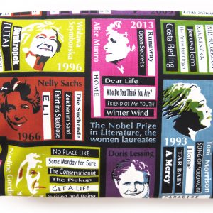 zipper pouch "The women laureates of the Nobel Prize in Literature, 1901-2015"