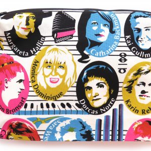 zipper pouch: "Swedish Women Composers"