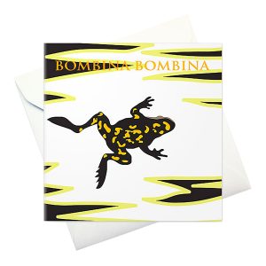 kort m kuvert: "Klockgroda"