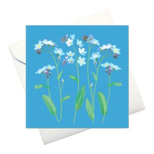 card w envelope: "Forgetmenot"