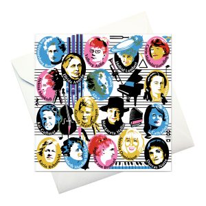 card w envelope: "Swedish Women Composers"