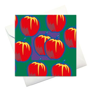 kort m kuvert: "Röda Äpplen"