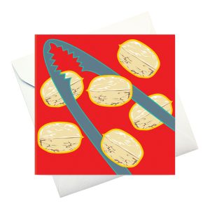 kort m kuvert: "Valnötter & Knäppare"