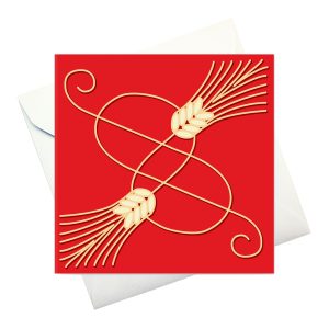 card w envelope: "Barley"