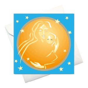 kort m kuvert: "Du Är Med Mig"