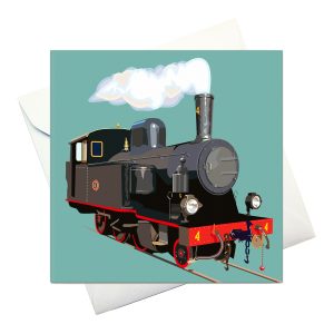 kort m kuvert: "Ångloket VGJ4"