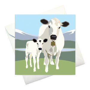 card w envelope:  "Mountain Cattle"