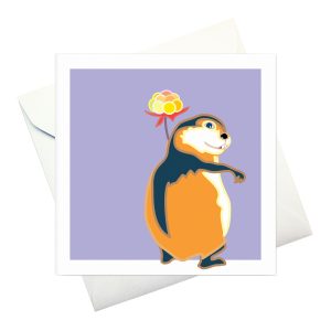 kort m kuvert: "Lämmel & Hjortron"