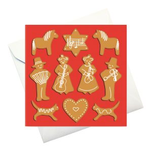 kort m kuvert: "Pepparkakor"