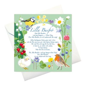 kort m kuvert: "Lilla Busfrö"