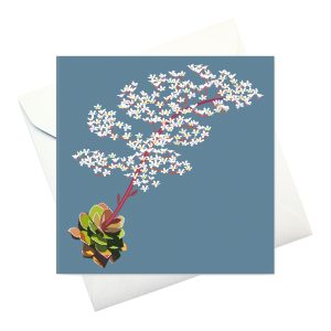 kort m kuvert: "Fjällbrud"