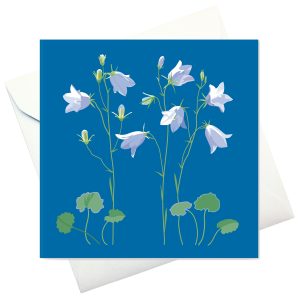 card w envelope: Small Bluebell (National Flower of Sweden)