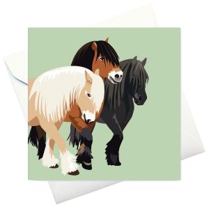 kort m kuvert: Nordsvensk Brukshäst