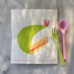 Swedish dishcloth: "A piece of Princess cake"