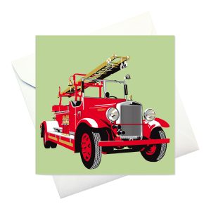 card w envelope: "Fire Engine"